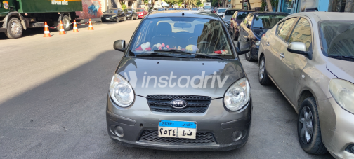 Kia Picanto 2009 Gray Manual Used for Sale in Greater Cairo ( Cairo + Giza) - 4