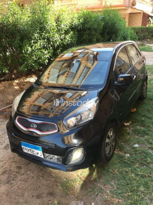 Kia Picanto 2015 Black Automatic Used for Sale in Kafr el-Sheikh - 3