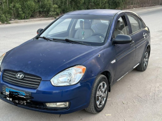 Hyundai Accent 2007 Blue Automatic Used for Sale in Cairo
