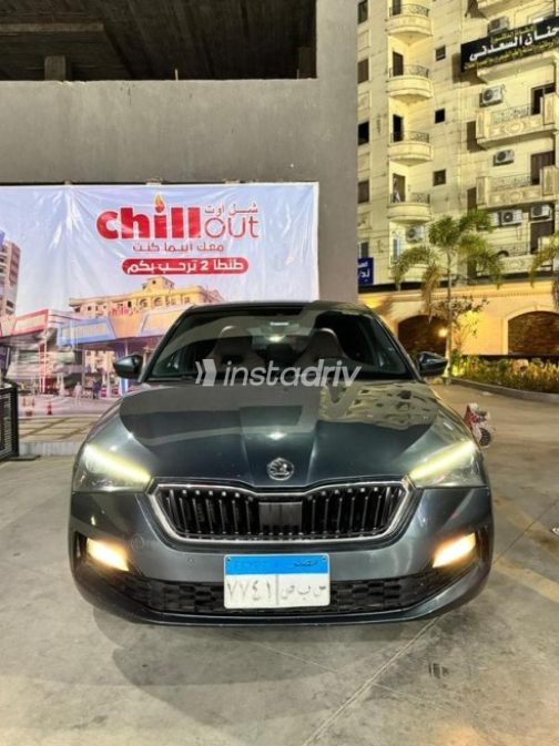 Skoda Scala 2021 White Automatic Used for Sale in Greater Cairo ( Cairo + Giza) - 1