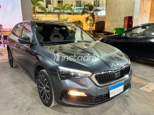 Skoda Scala 2021 White Automatic Used for Sale in Greater Cairo ( Cairo + Giza) - 3