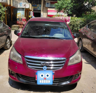 Chery Envy 2017 Dark Red Automatic Used for Sale in Cairo