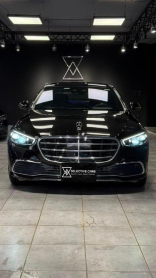 مرسيدس S 450 2022 أسود أوتوماتيك مستعملة للبيع في القاهرة