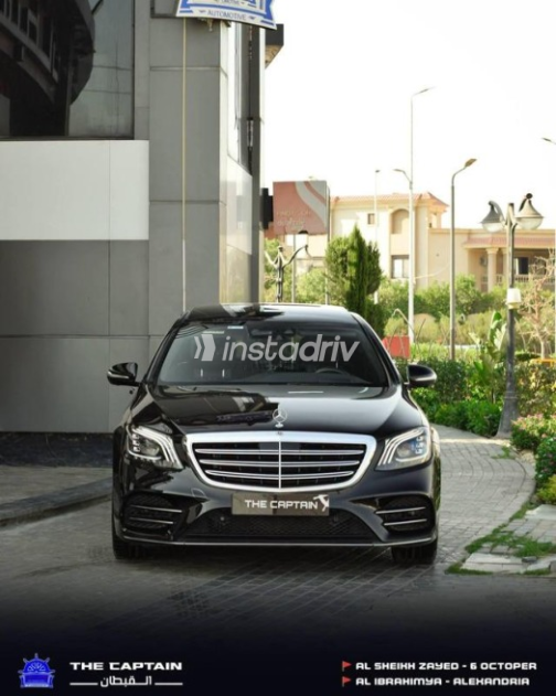 Mercedes S 450 2019 Black Automatic Used for Sale in Sheikh Zayed City - 2
