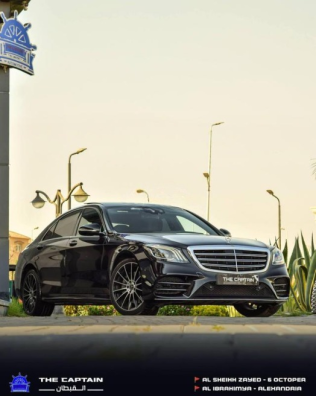 Mercedes S 450 2019 Black Automatic Used for Sale in Sheikh Zayed City