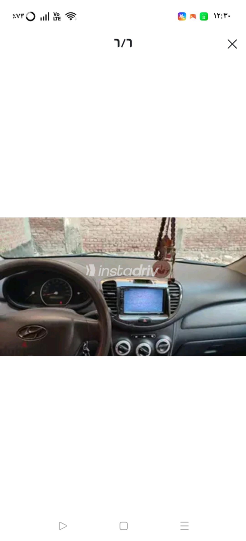 Hyundai I10 2010 Black Manual Used for Sale in Greater Cairo ( Cairo + Giza) - 1