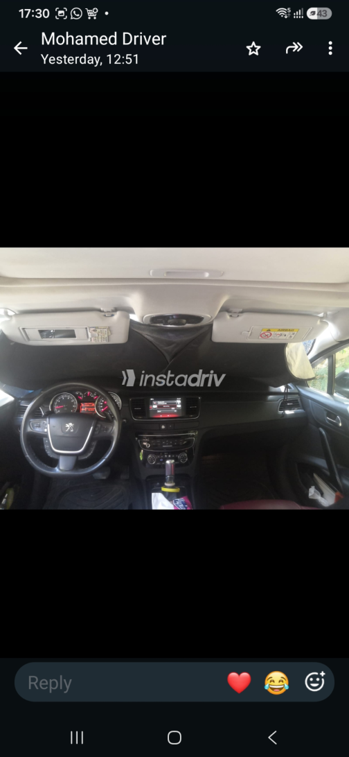 Peugeot 508 2015 Black Automatic Used for Sale in Greater Cairo ( Cairo + Giza) - 3
