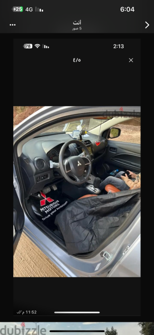 Mitsubishi Attrage 2023 Silver Automatic Used for Sale in Greater Cairo ( Cairo + Giza)