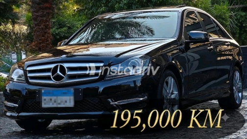 مرسيدس C 200 2013 أسود أوتوماتيك مستعملة للبيع في القاهرة الكبرى ( القاهرة - الجيزة) - 4