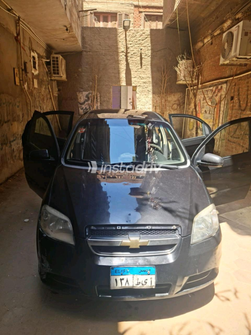 Chevrolet Aveo 2010 Black Manual Used for Sale in Greater Cairo ( Cairo + Giza) - 4