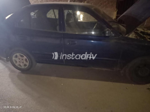 Hyundai Verna 2004 Dark Blue Automatic Used for Sale in Faiyum - 1