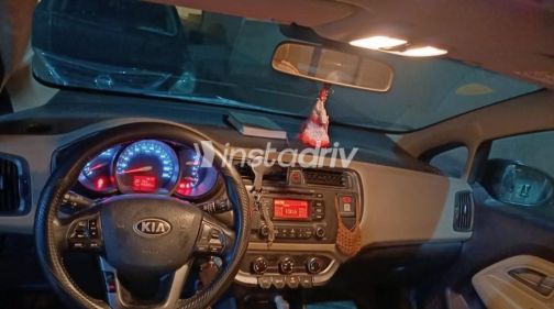 Kia Rio 2014 Blue Automatic Used for Sale in Nasr city - 2