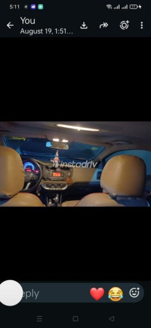 Kia Rio 2014 Blue Automatic Used for Sale in Nasr city - 3