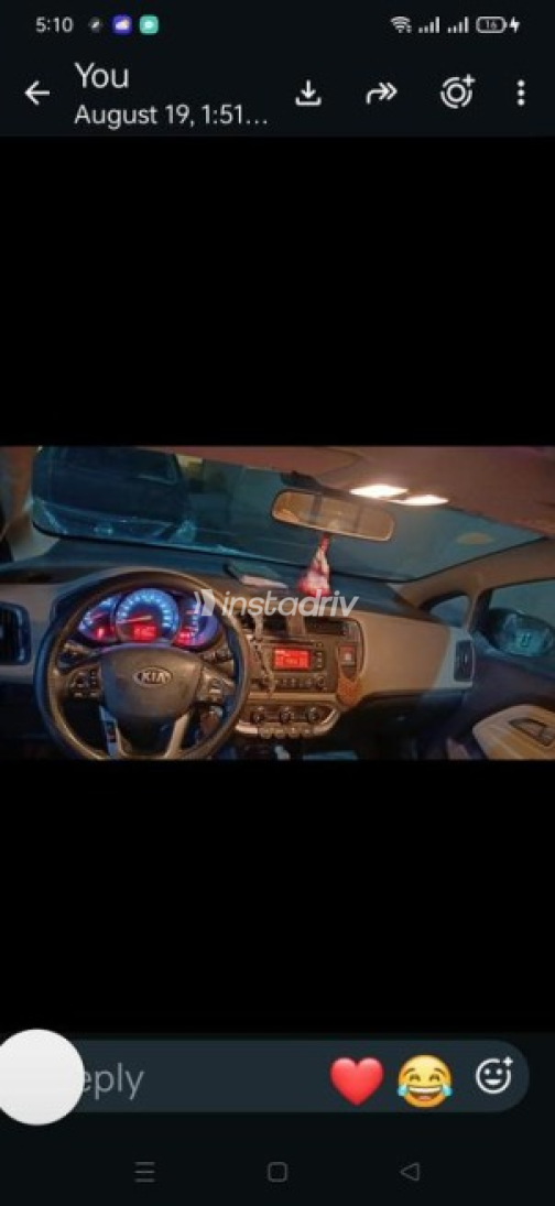 Kia Rio 2014 Blue Automatic Used for Sale in Nasr city - 6