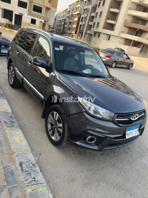 Chery Tiggo 3 2022 Dark Gray Automatic Used for Sale in El Katameya - 8