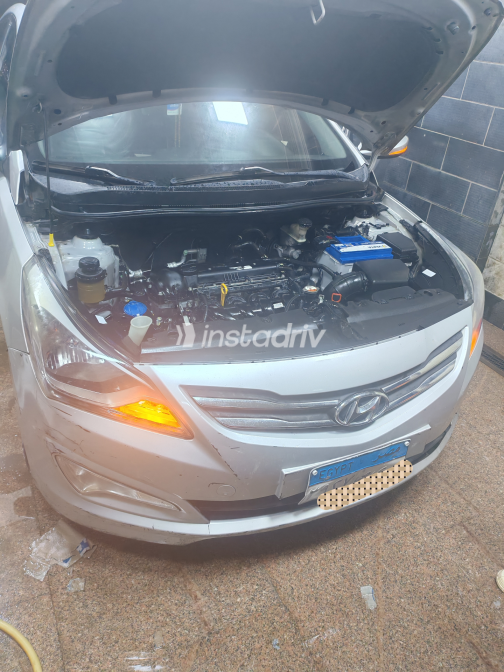 Hyundai Solaris 2016 Silver Automatic Used for Sale in Greater Cairo ( Cairo + Giza) - 7