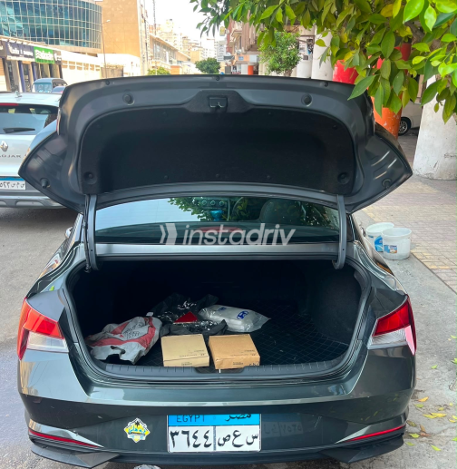 Hyundai Elantra CN7 2021 Gray Automatic Used for Sale in Greater Cairo ( Cairo + Giza) - 2