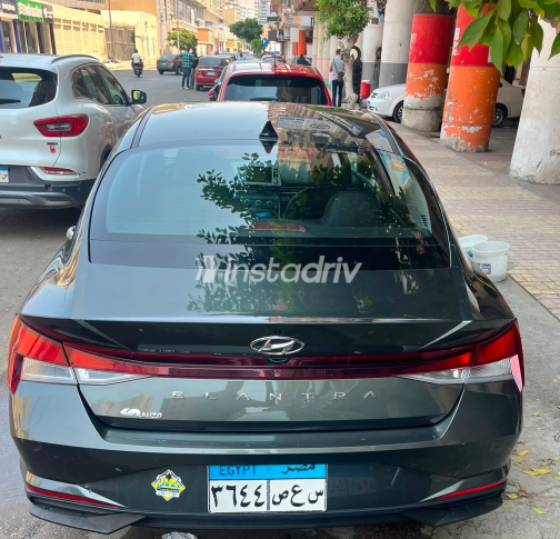 Hyundai Elantra CN7 2021 Gray Automatic Used for Sale in Greater Cairo ( Cairo + Giza) - 8