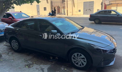 Hyundai Elantra CN7 2021 Gray Automatic Used for Sale in Greater Cairo ( Cairo + Giza) - 9