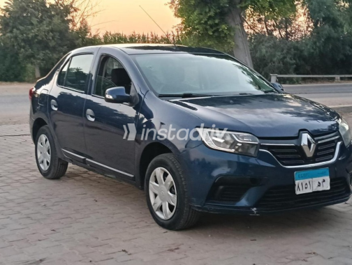 Renault Logan 2019 Dark Blue Automatic Used for Sale in Warraq - 2