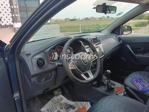 Renault Logan 2019 Dark Blue Automatic Used for Sale in Warraq - 3