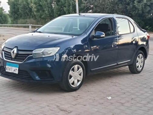 Renault Logan 2019 Dark Blue Automatic Used for Sale in Warraq - 7