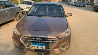 Hyundai Accent HCI 2019 Bronze Automatic Used for Sale in Greater Cairo ( Cairo + Giza)