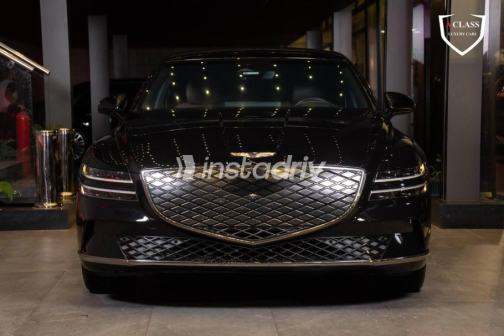 جينيسيس‎ GV80 2023 أسود أوتوماتيك مستعملة للبيع في مدينة الشيخ زايد - 3