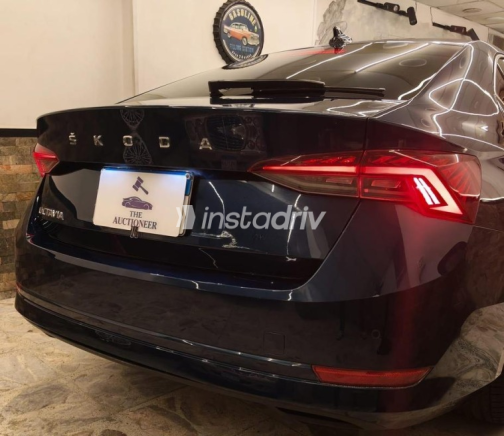 Skoda Octavia 2022 Dark Blue Automatic Used for Sale in Cairo - 1