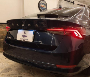 Skoda Octavia 2022 Dark Blue Automatic Used for Sale in Cairo