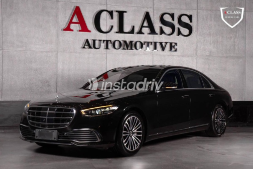 مرسيدس S 450 2022 أسود أوتوماتيك مستعملة للبيع في مدينة الشيخ زايد - 1