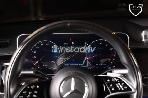 مرسيدس S 450 2022 أسود أوتوماتيك مستعملة للبيع في مدينة الشيخ زايد - 10