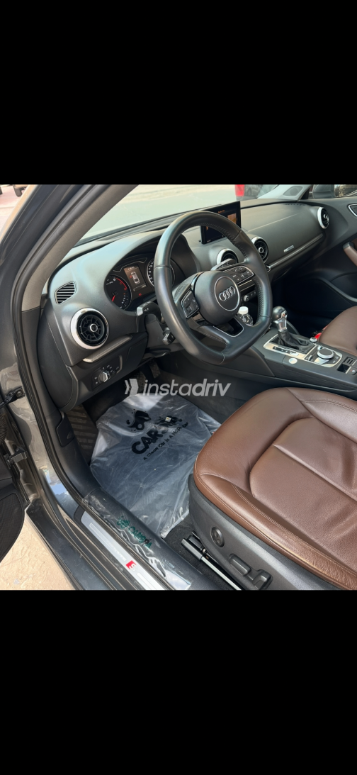 Audi A3 2017 Gray Automatic Used for Sale in Greater Cairo ( Cairo + Giza) - 9