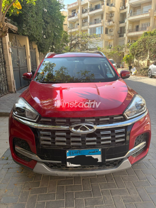 Chery Tiggo 8 2021 Red Automatic Used for Sale in Greater Cairo ( Cairo + Giza) - 1