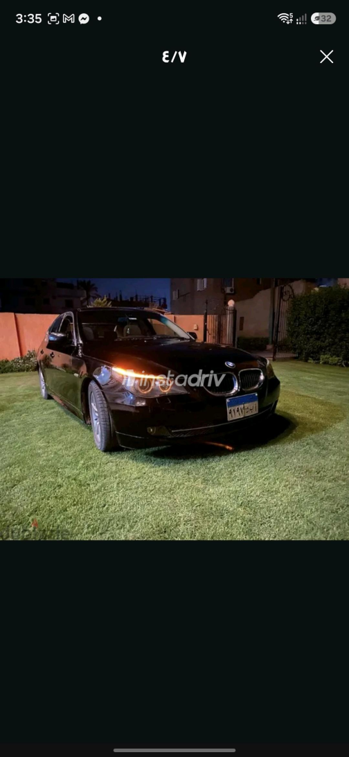 BMW 520 2009 Black Automatic Used for Sale in Greater Cairo ( Cairo + Giza) - 2