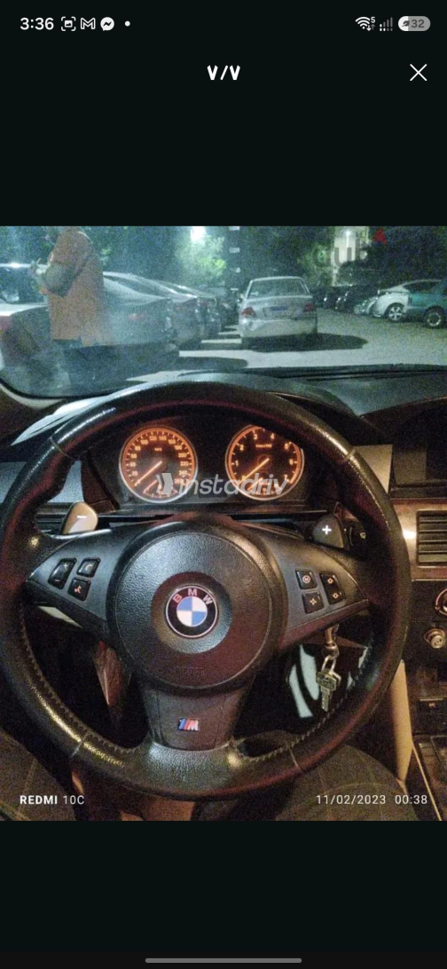 BMW 520 2009 Black Automatic Used for Sale in Greater Cairo ( Cairo + Giza) - 3