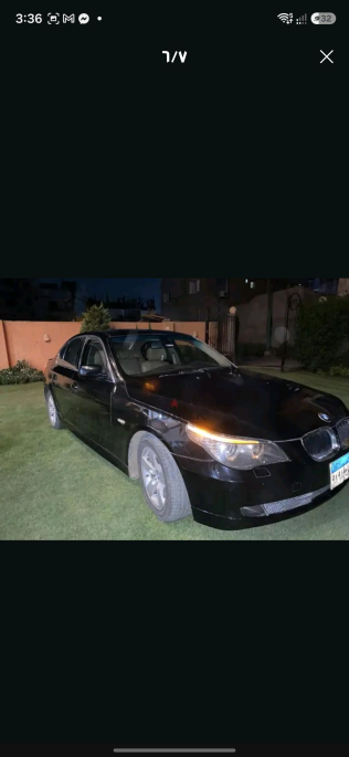 BMW 520 2009 Black Automatic Used for Sale in Greater Cairo ( Cairo + Giza)