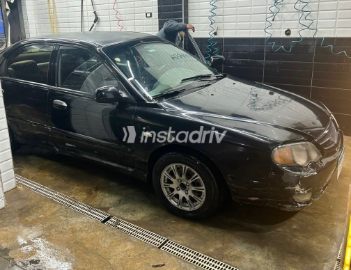 Kia Spectra 2002 Black Automatic Used for Sale in Greater Cairo ( Cairo + Giza) - 4