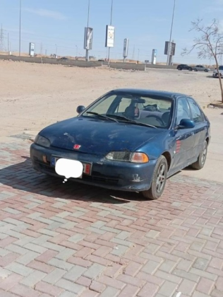 Honda Civic 1992 Dark Blue Automatic Used for Sale in Cairo