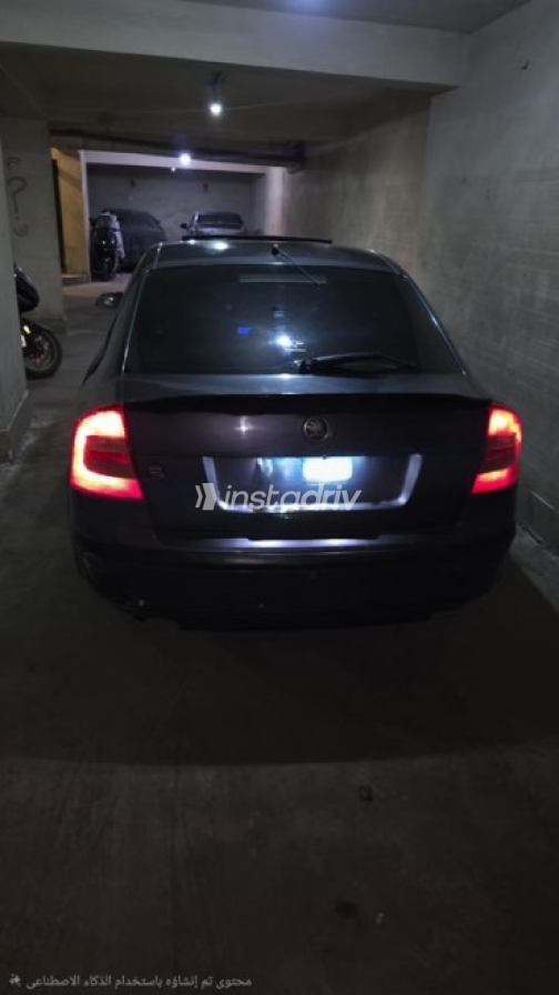 Skoda Octavia A5 2008 Dark Blue Automatic Used for Sale in Tanta - 3