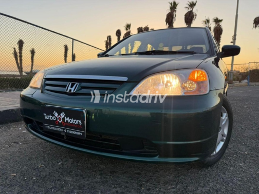 Honda Civic 2001 Green Automatic Used for Sale in Hurghada - 1