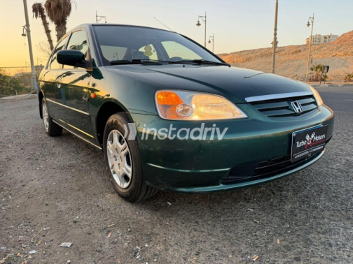 Honda Civic 2001 Green Automatic Used for Sale in Hurghada - 5
