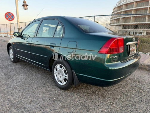 Honda Civic 2001 Green Automatic Used for Sale in Hurghada - 9