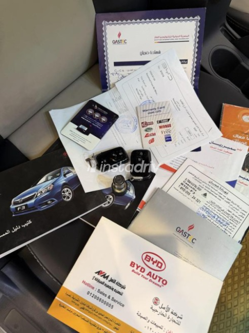 Byd F3 2025 Gray Automatic Used for Sale in Mansoura - 8