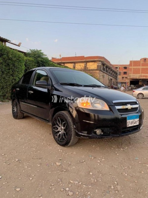 Chevrolet Aveo 2012 Black Automatic Used for Sale in Sadat City - 7