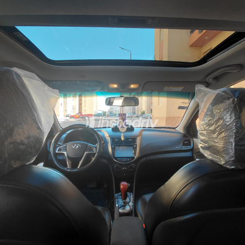 Hyundai Accent RB 2024 Red Automatic Used for Sale in Greater Cairo ( Cairo + Giza) - 8