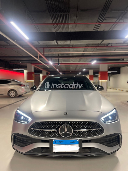 Mercedes C 200 2023 Silver Automatic Used for Sale in Greater Cairo ( Cairo + Giza) - 3