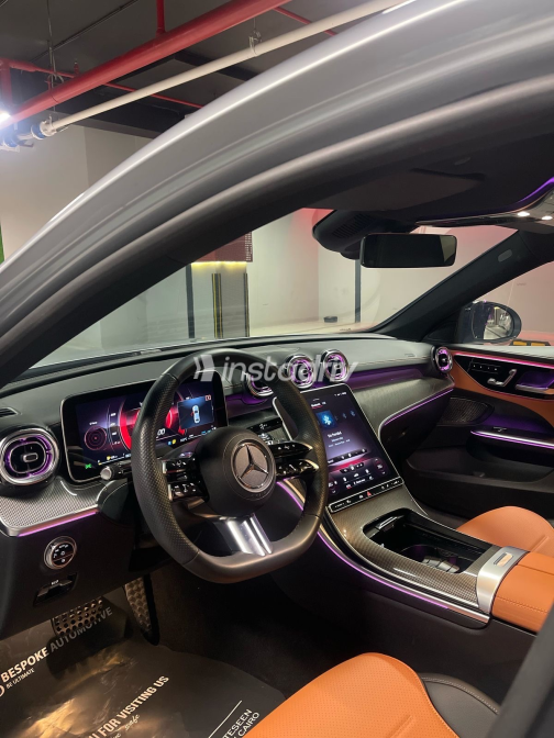 Mercedes C 200 2023 Silver Automatic Used for Sale in Greater Cairo ( Cairo + Giza) - 9