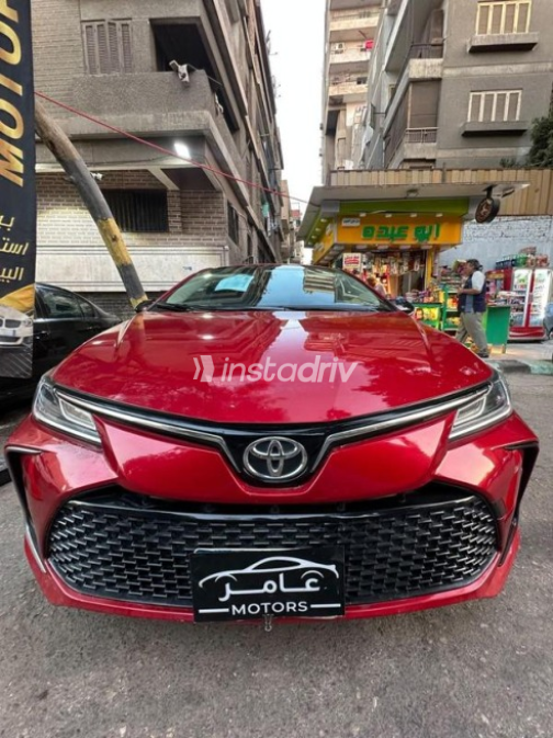 Toyota Corolla 2022 Red Automatic Used for Sale in Mohandessin - 2