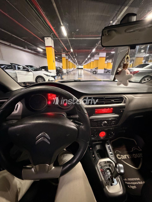 Citroën C Elysee 2015 Gray Automatic Used for Sale in Greater Cairo ( Cairo + Giza) - 8